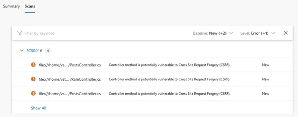 img of .Net static code analysis in Azure DevOps with Security Code Scan