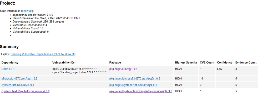 img of Checking for vulnerabilities in transitive NuGet dependencies