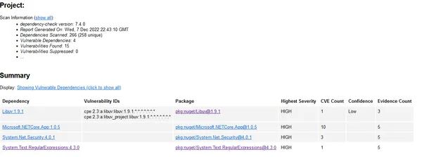 img of Checking for vulnerabilities in transitive NuGet dependencies